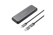 SSD - ORICO DDM2-C3-G2 M.2 NVME USB-A USB-C 3.2 10Gb/s Disk Drive - Gray - DDM2-C3-G2-BK-BP