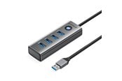 USB-Hubs - ORICO PDD4U-U3 Hub 4x USB-A 3.0 - Gray USB-Hubs - USB 3.0 - 4 - Grau - PDD4U-U3-015-GY-EP