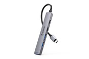 Dockingstationen - ORICO YSB4-U2 USB-A/USB-C Hub Docking Station 2x USB-A 2.0 + 1x USB-A 3.0 + 1x USB-C 2.0 + 1x USB-C - Gray - YSB4-U2-GY-BP