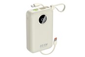 Powerbank (Akku) - Dudao K14+ Powerbank 20000mAh 22.5W USB-C / USB-A / Built-in Lightning and USB-C Cables - White Powerbank (Akku) - Weiß - 20000 mAh - 6977196680023