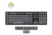 Tastaturen - Keychron K10 MAX QMK/VIA Wireless Tri-Mode - Super Banana - Gaming Tastaturen - Nordisch - Schwarz - K10M-H4-BO