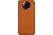 Handys - Cover & Cases - Nillkin Qin Leather Holster Case for Xiaomi Redmi Note 9T 5G Brown - 6902048212305