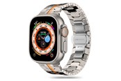 Smartwatch - Accessories - Tech-Protect Line Bracelet for Apple Watch 4 / 5 / 6 / 7 / 8 / 9 / SE / Ultra 1 / 2 (42 / 44 / 45 / 49 mm) - Titanium Orange - 5906203697311