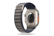 Smartwatch - Accessories - Tech-Protect Nylon Pro Strap for Apple Watch 4 / 5 / 6 / 7 / 8 / 9 / SE / Ultra 1 / 2 (42 / 44 / 45 / 49 mm) - Blue and Gray - 5906302302314