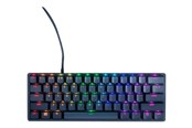 Tastaturen - Razer Huntsman Mini 60% - Optical Purple (Clicky) - Gaming Tastaturen - ohne Numpad - Französisch - Schwarz - RZ03-03391400-R3F1