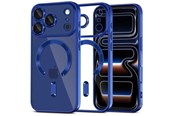 Handys - Cover & Cases - Tech-Protect MagFlex MagSafe Case for iPhone 17 Pro - Clear and Navy Blue - 5906302334636