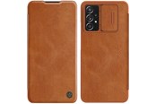 Handys - Cover & Cases - Nillkin  Qin Leather Holster Case Samsung Galaxy A73 Brown - 6902048237681
