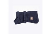 Hunde - Danish Design Hunde-Bademantel Navy 70 cm - D11370