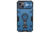 Handys - Cover & Cases - Nillkin CamShield Armor Pro Magnetic Case iPhone 14 Plus Magnetic MagSafe Case with Camera Cover Blue - 6902048248847