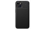 Handys - Cover & Cases - Nillkin  Qin Leather Pro Case iPhone 14 Plus Case Camera Cover Holster Cover Case With Flip Black - 6902048249097