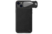 Handys - Cover & Cases - Nillkin CamShield Leather S Case iPhone 14 Plus Case Cover with Camera Cover Black - 6902048249714