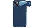 Handys - Cover & Cases - Nillkin CamShield Leather S Case iPhone 14 Plus Case Cover with Camera Cover Blue - 6902048249721