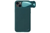Handys - Cover & Cases - Nillkin CamShield Leather S Case iPhone 14 Plus Case Cover with Camera Cover Green - 6902048249738