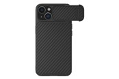 Handys - Cover & Cases - Nillkin Synthetic Fiber S Case iPhone 14 Case with Camera Cover Black - 6902048249776