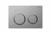 Installationssysteme - Geberit OMEGA20 flushplate, matt chrome/glossy - 115.085.JQ.1