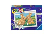 Kreativ-Spiele - Ravensburger CreArt Paint by Numbers - Rabbit Friends - 120232483