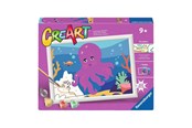 Kreativ-Spiele - Ravensburger CreArt Paint by Numbers - Octopus (Neon) - 120232575