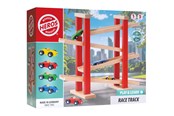 Holzspielzeug - Heros Play & Learn – Holz-Rennstrecke mit 4 Autos - HE0014