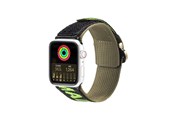 Smartwatch - Accessories - Dux Ducis  Strap (Outdoor Version) Apple Watch Ultra Strap SE 9 8 7 6 5 4 3 2 1 (49 45 44 42 mm) Nylon Band Bracelet Black/Green - 6934913035368