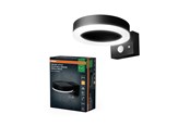 Lampen - Osram ENDURA Style Solar Single Circle Wall 600lm 6W/830 70mm black - 4099854455568