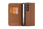 Handys - Cover & Cases - Dux Ducis Skin X2 Samsung Galaxy S23+ Case Flip Cover Wallet Stand Brown - 6934913031445