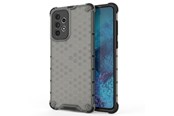 Handys - Cover & Cases - Hurtel Honeycomb Case Armored Cover with a Gel Frame for Samsung Galaxy A73 Black - 5907769339738