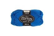 Kreativ-Spiele - Creativ Company Cotton yarn Size 8/8 L: 80-85 M Cobalt Blue - 50gr. - 461270