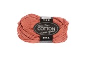 Kreativ-Spiele - Creativ Company Cotton yarn Size 8/8 L: 80-85 M Terracotta - 50gr. - 461130