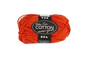Kreativ-Spiele - Creativ Company Cotton yarn Size 8/8 L: 80-85 M Red - 50gr. - 461080