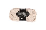 Kreativ-Spiele - Creativ Company Cotton yarn Size 8/8 L: 80-85 M Sand color - 50gr. - 461050