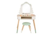 Rollenspiele - Classic World Wooden Dressing Table with Stool - Including Accessories - 50639