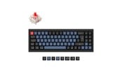 Tastaturen - Keychron Q7 QMK Wired - Gateron G Pro Red - Gaming Tastatur (TKL) - 70% - Nordic ISO - Schwarz - Q7-M1-BO