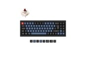 Tastaturen - Keychron Q7 QMK Wired - Gateron G Pro Brown - Gaming Tastatur (TKL) - 70% - Nordic ISO - Schwarz - Q7-M3-BO