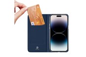 Handys - Cover & Cases - Dux Ducis iPhone 15 Pro Max Flip Case and Wallet Skin Pro - Blue - 6934913025451