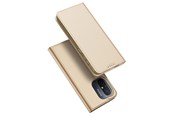 Handys - Cover & Cases - Dux Ducis Skin Pro Case for Xiaomi Redmi 11A / Poco C55 / Redmi 12C Flip Cover Card Wallet Stand Gold - 6934913030875