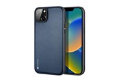 Handys - Cover & Cases - Dux Ducis Fino Case Cover Covered With Nylon Material iPhone 14 Plus Blue - 6934913036839