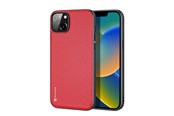 Handys - Cover & Cases - Dux Ducis Fino Case Cover Covered With Nylon Material iPhone 14 Plus Red - 6934913036846