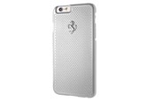 Handys - Cover & Cases - Ferrari Perforated Aluminum case for iPhone 6 / 6S - silver - 3700740373064