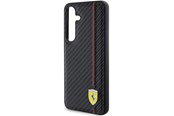 Handys - Cover & Cases - Ferrari Carbon Printed Line Case for Samsung Galaxy S24+ - Black - 3666339242459