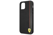 Handys - Cover & Cases - Ferrari On Track Carbon Stripe Case for iPhone 12 mini - Black - 3700740499429