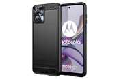 Handys - Cover & Cases - Hurtel Carbon Case for Motorola Moto G13 Flexible Silicone Carbon Cover Black - 9145576274668