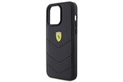 Handys - Cover & Cases - Ferrari Quilted Metal Logo Case for iPhone 15 Pro Max - Black - 3666339171063