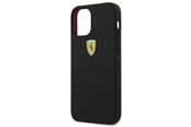 Handys - Cover & Cases - Ferrari On Track Silicone Case for iPhone 12 mini - Black - 3700740483466