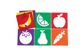 Kreativ-Spiele - Colorations - Reusable Fruit Stencils - 12 pcs. - VEGFRUIT