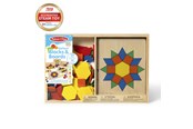 Holzspielzeug - Melissa & Doug Wooden Pattern Blocks and Boards - 6073147