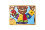 Holzspielzeug - Melissa & Doug Wooden Basic Skills Puzzle Board - 6074868
