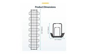 Kabelkanal / Kabelschlauch - StarTech.com Startech - cable management tray - basket style power bar holder - TAA Compliant - S1MB-DESK-CABLE-TRAY