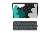 Tastaturen - Logitech Flip Folio - keyboard and folio case full size - QWERTZ - German - graphite Input Device - Tastatur & Folio-Set - Deutsch - Grau - 920-013382