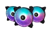 Gehäuselüfter - Chieftec Chieftronic Nova NF-1225RGB - Gehäuselüfter - 120mm - Schwarz - NF-3012-RGB