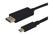 Display Kabel - Deltaco - DisplayPort cable - USB-C to DisplayPort - 50 cm - USBC-DP50